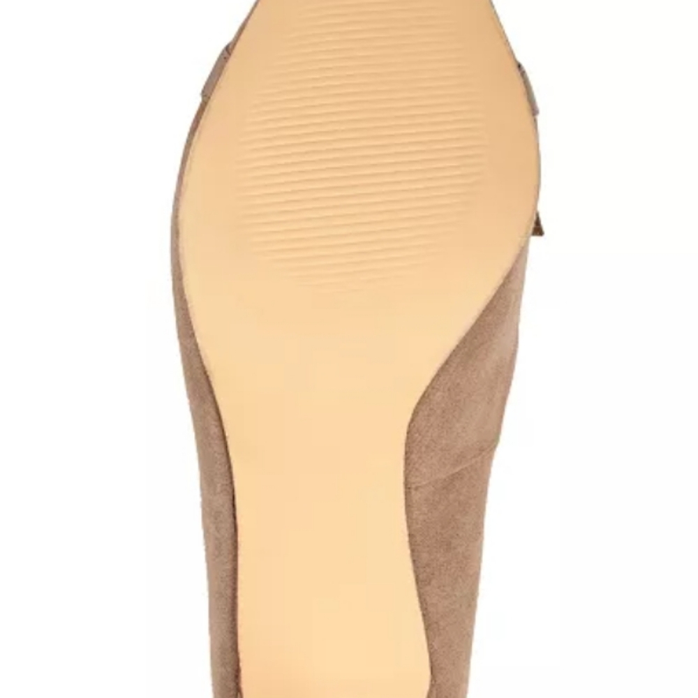 Journee Collection Marek Pointed-toe Pumps Taupe -8.5 - Picture 4 of 8